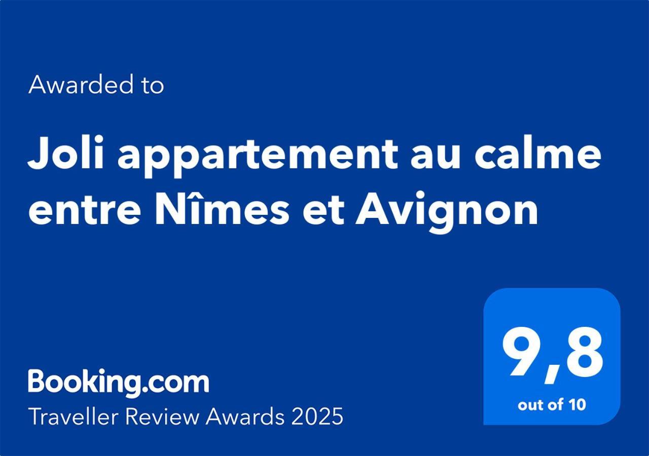Meynes Joli Appartement Au Calme Entre Nimes Et Avignon מראה חיצוני תמונה